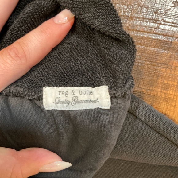 rag & bone Terri Wide Leg Sweatpants Black Women’s Medium - Picture 10 of 12